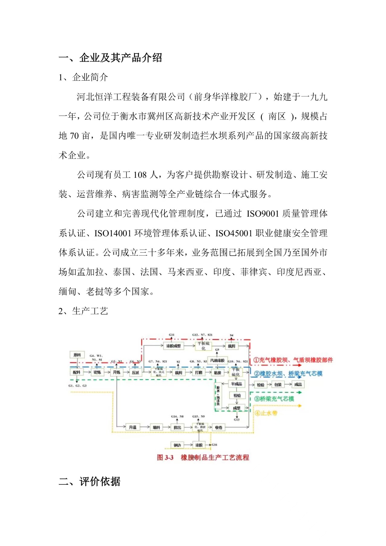 河北恒洋工程装备有限公司 产品碳足迹盘查报告